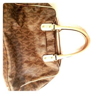 Michael Kors Brown Signature Handbag Purse